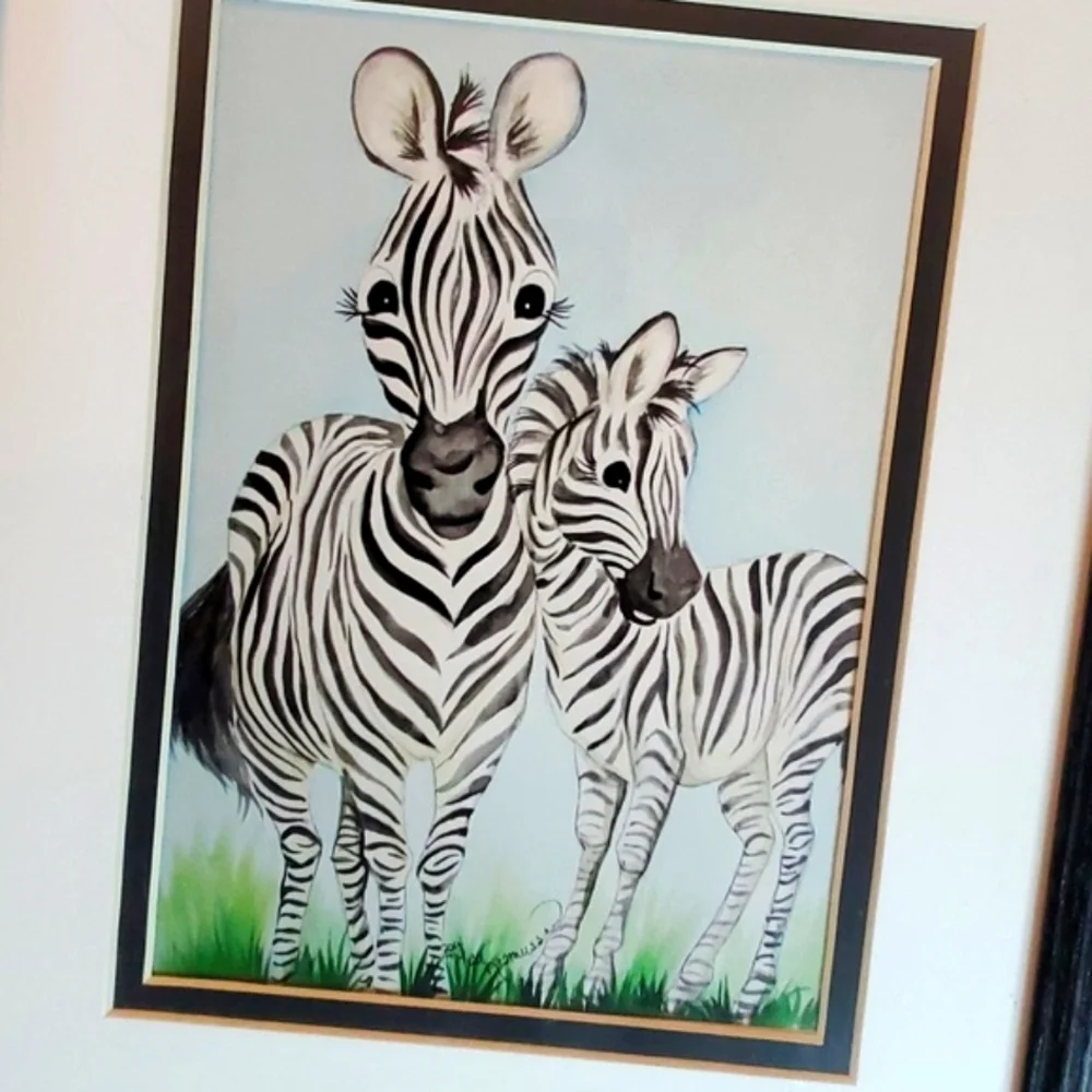 NWOT Zebra Watercolor (copy)